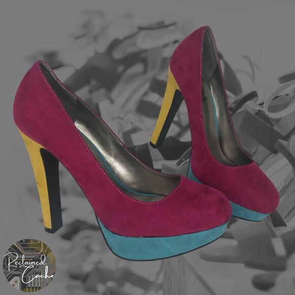 G by Guess Multicolored Platform Pumps - Size 7 - Women - Picture 1 of 13